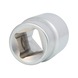 1-inch hex socket, short, 36 mm - 1 inch hex socket - 3