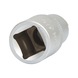 1/2 inch hex socket bit, short, 6 mm on hanger - 1/2 inch bit socket, hexagon socket - 3