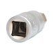 1/2 inch hex socket bit, short, 14 mm on hanger - 1/2 inch bit socket, hexagon socket - 3