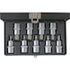 KS TOOLS 1/2 inch hex socket bit socket set, short, 9-piece - Socket wrench (set) - 3