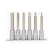KS TOOLS 1/2 Zoll Bit-Stecknuss-Satz Innensechskant, lang, 6-teilig - Steckschl&uuml;ssel (Satz) - 2