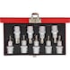 1/2 inch TX socket set, 9-piece, T20-T60 - Socket wrench (set) - 3