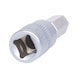 1/4 inch hex socket bit socket, 7 mm on hanger - 1/4 inch hex socket bit - 3