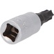 1/4 inch TX bit socket, T30 on hanger - 1/4 inch Torx bit socket - 3