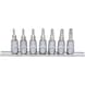 1/4 inch bit socket set, 7-piece, TB10-TB40 with front hole - Socket wrench (set) - 2
