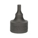 KS TOOLS 1/4 inch hex socket bit socket, 2.5 mm, extra short - 1/4 inch hex socket bit - 3