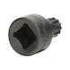KS TOOLS 1/4 inch bit socket XZN, M8, extra short - 1/4 inch bit socket XZN - 2