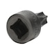 1/4 inch TX bit socket, T40, extra short - 1/4 inch Torx bit socket - 2