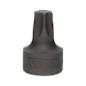 1/4 inch TX bit socket, T40, extra short - 1/4 inch Torx bit socket - 3
