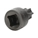 1/4 inch TX bit socket, T45, extra short - 1/4 inch Torx bit socket - 2