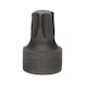 1/4 inch TX bit socket, T45, extra short - 1/4 inch Torx bit socket - 3