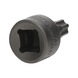 1/4 inch TXPlus socket bit, IP30, extra short - 1/4 inch TorxPlus bit socket - 2