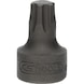 1/4 inch TXPlus bit socket, IP40, extra short - 1/4 inch TorxPlus bit socket - 3