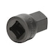 KS TOOLS 1/4 inch hex socket bit socket, 10 mm, extra short - 1/4 inch hex socket bit - 2