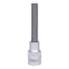 1/2 inch hex socket bit, long, 11 mm on hanger - 1/2 inch bit socket, hexagon socket - 3