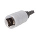 KS TOOLS 1/4 inch TXPlus socket with front hole, IPR15 - 1/4 inch TorxPlus bit socket - 3