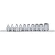 3/8 inch TX-E socket set, 10-piece, E5-E18 - Socket wrench (set) - 2
