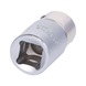 1/4 inch bit adapter socket, with clamping ring - 1/4 inch bit adapter - 3