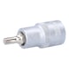 Bit socket for RIBE screws, M6, length 55 mm - Bit socket for RIBE screws - 3
