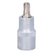 Bit socket for RIBE screws, M8, length 55 mm - Bit socket for RIBE screws - 2