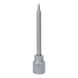 3/8 inch hex socket bit socket with ball head, long, 3 mm - 3/8 inch hex socket bit - 3