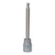 3/8 inch hex socket bit socket with ball head, long, 7 mm - 3/8 inch hex socket bit - 3