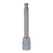 3/8 inch hex socket bit socket with ball head, long, 9 mm - 3/8 inch hex socket bit - 3