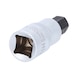 KS TOOLS 1/2 inch hex socket bit socket, short, 12 mm - 1/2 inch bit socket, hexagon socket - 3