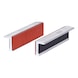 Aluminium vice jaws, rubber coating, 120 mm - Aluminium vice protective jaws with rubber coating - 3