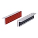 Aluminium vice protective jaws, rubber coating, 140 mm - Aluminium vice protective jaws with rubber coating - 3