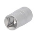 1/2 inch hex socket, 16 mm on hanger - 1/2 inch hex socket - 3