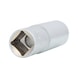 1/2 inch hex socket, long, 15 mm on hanger - 1/2 inch hex socket - 3