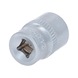 1/4 inch hex socket, 1/2 inch - 1/4 inch hex socket - 3