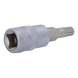 1/4 inch bit socket XZN, M5 on hanger - 1/4 inch bit socket XZN - 3