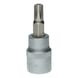 KS TOOLS 3/8 inch bit socket for RIBE screws, M7, length 48 mm - 3/8 inch bit socket for RIBE screws - 3