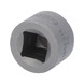 KS TOOLS 3/8 Zoll Bit-Stecknuss Innensechskant, kurz, 4 mm - 3/8 Zoll Bit-Stecknuss Innensechskant - 3