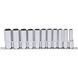 3/8 inch CHROMEplus hex socket set, long, 11-piece 8-19 mm - CHROMEplus socket wrench (set) - 2