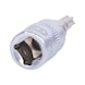 1/4 inch CHROMEplus TX bit socket, T25 on hanger - 1/4 inch CHROMEplus bit socket Torx - 3