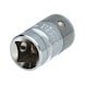 3/8 inch CHROMEplus bit adapter socket, for 10 mm - 3/8 inch bit adapter - 3