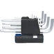 KS TOOLS 3-in-1 hexagon socket angle key set, 10-piece long, ball head - 3-in-1 hexagon socket angle pin wrench set - 2