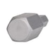 10 mm hexagon socket bit, 30 mm, 5 mm - BRONZEplus bit socket - 3