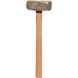 KS TOOLS BRONZEplus mallet 1000 g, with hickory handle - BRONZEplus Mallet - 3