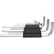 STAINLESS STEEL hexagon socket angle pin wrench set, 9-piece 964.0420 - STAINLESS STEEL Hexagon socket angle pin wrench set - 2