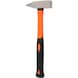 STAINLESS STEEL engineer's hammer with fibreglass handle, 500 g - STAINLESS STEEL locksmith's hammer - 3