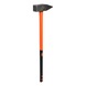 KS TOOLS STAINLESS STEEL engineer's hammer with fibreglass handle, 5000 g - STAINLESS STEEL locksmith's hammer - 3