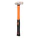 STAINLESS STEEL locksmith's hammer with fibreglass handle, 340 g - STAINLESS STEEL locksmith's hammer - 3