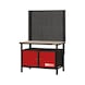 Professional workbench with 2 doors, H840xW1200xD600mm - Workbench - 3