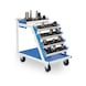 BEDRUNKA HIRTH CNC transport trolley, including 6 x CNC tool holders 600 - Trans. trolley, roll. trolley (other) - 1