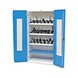 BEDRUNKA HIRTH CNC display cabinet depth 500, R36-16, 2 viewing doors 3 CNC tool holding frames - Tool cabinet CNC - 1