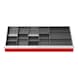 Drawer divider R 36-16 with metal dividers for front 100 mm